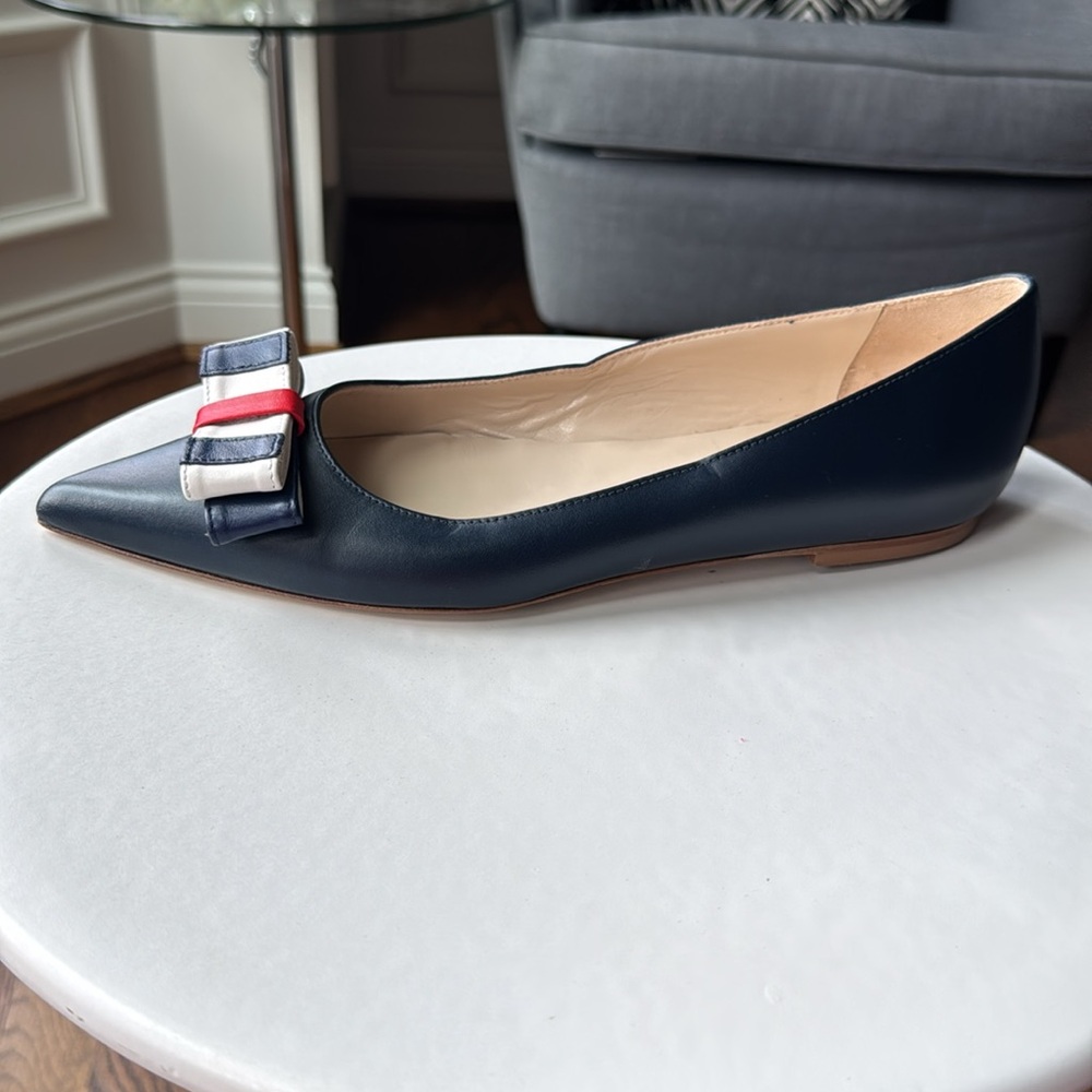 Duchess Air Navy Blue Women's Shoes with Red and White Accents Size 40 - Picture 10 of 13
